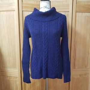 Faded Glory Marled Cowl Neck Sweater Size XL